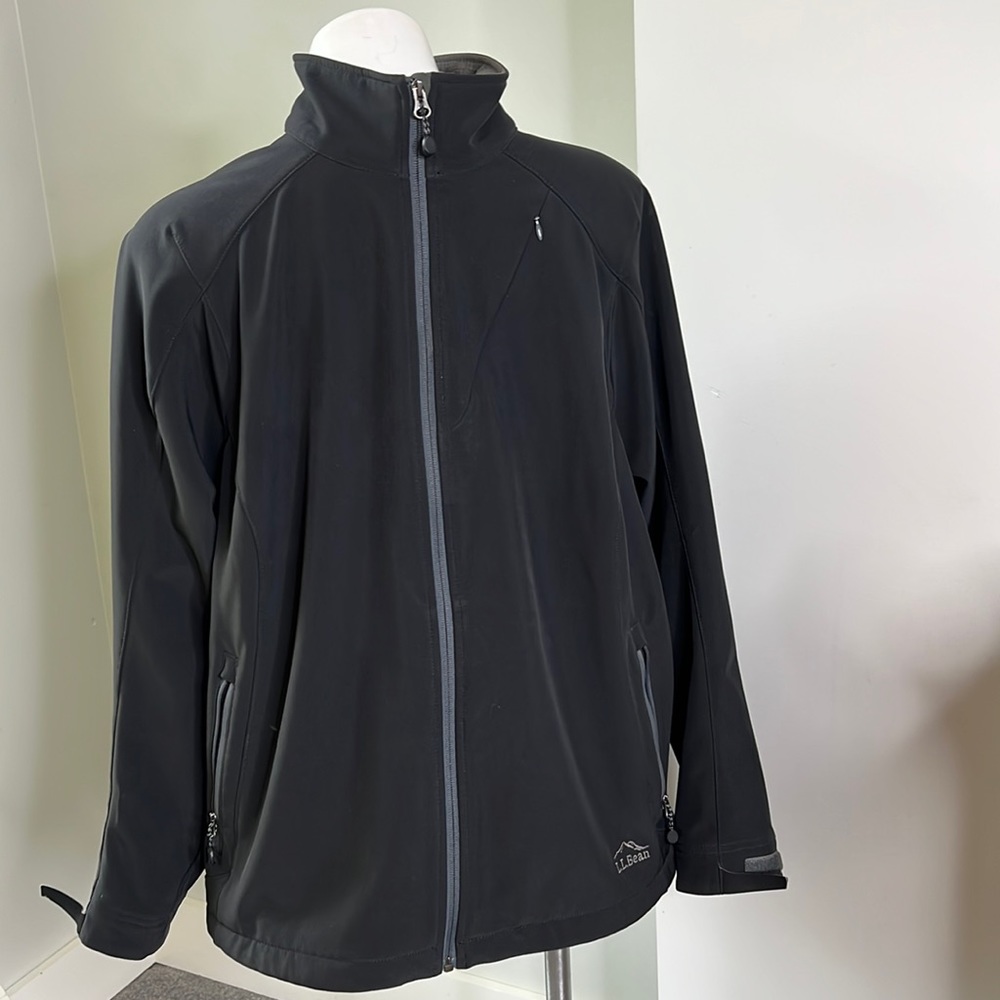 L.L. Bean Women’s Full Zip Jacket Black size 2X Regular